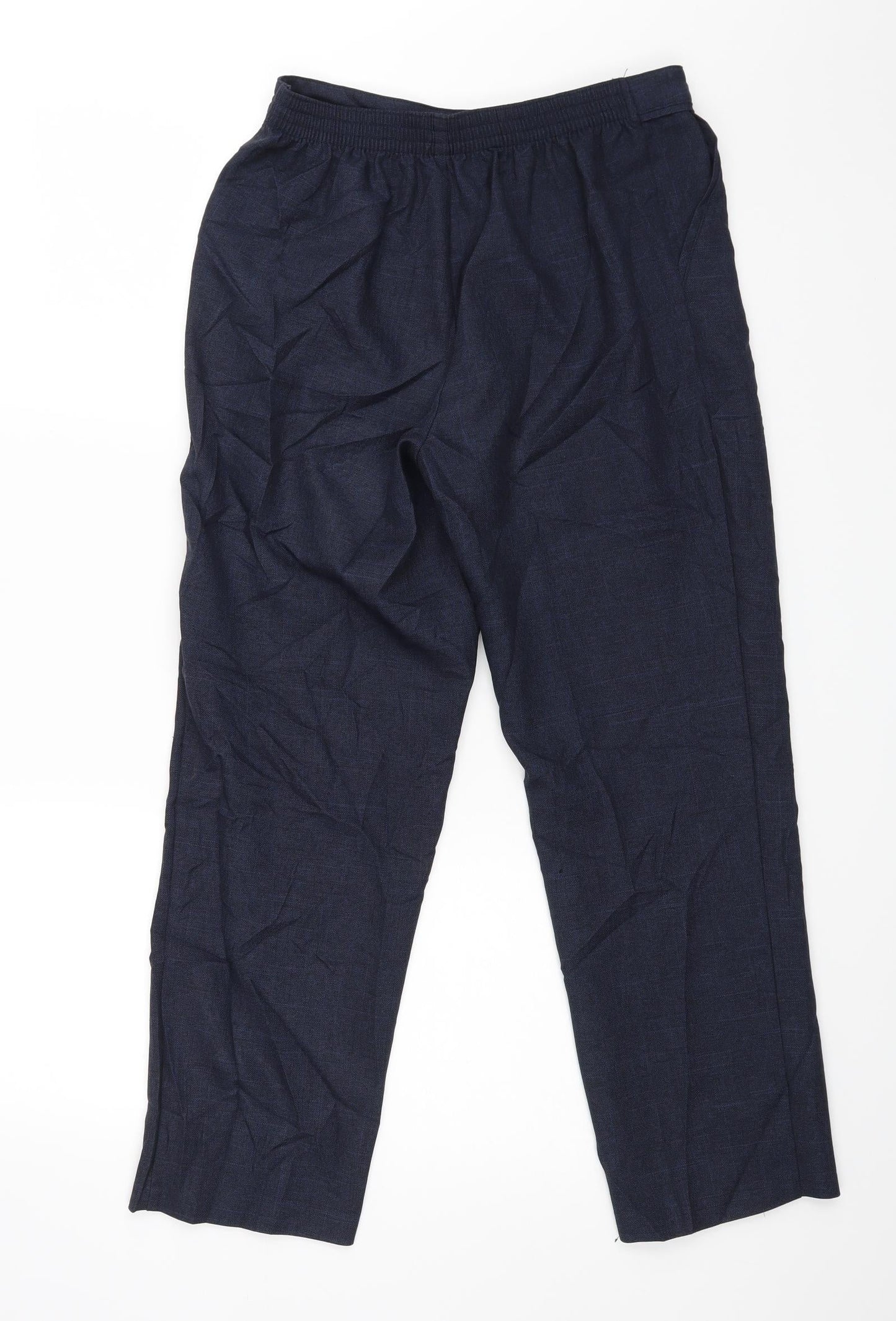 Womens UK Size 10 m&s Regular Fit  Blue Trousers