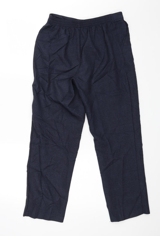 m&s Womens Blue   Trousers  Size 10 L26 in