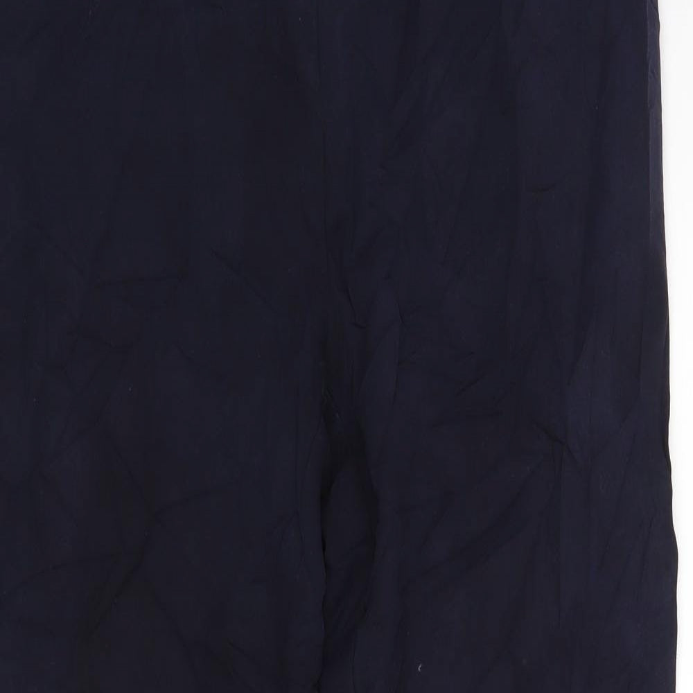 M&S Womens Blue   Trousers  Size 12 L26 in