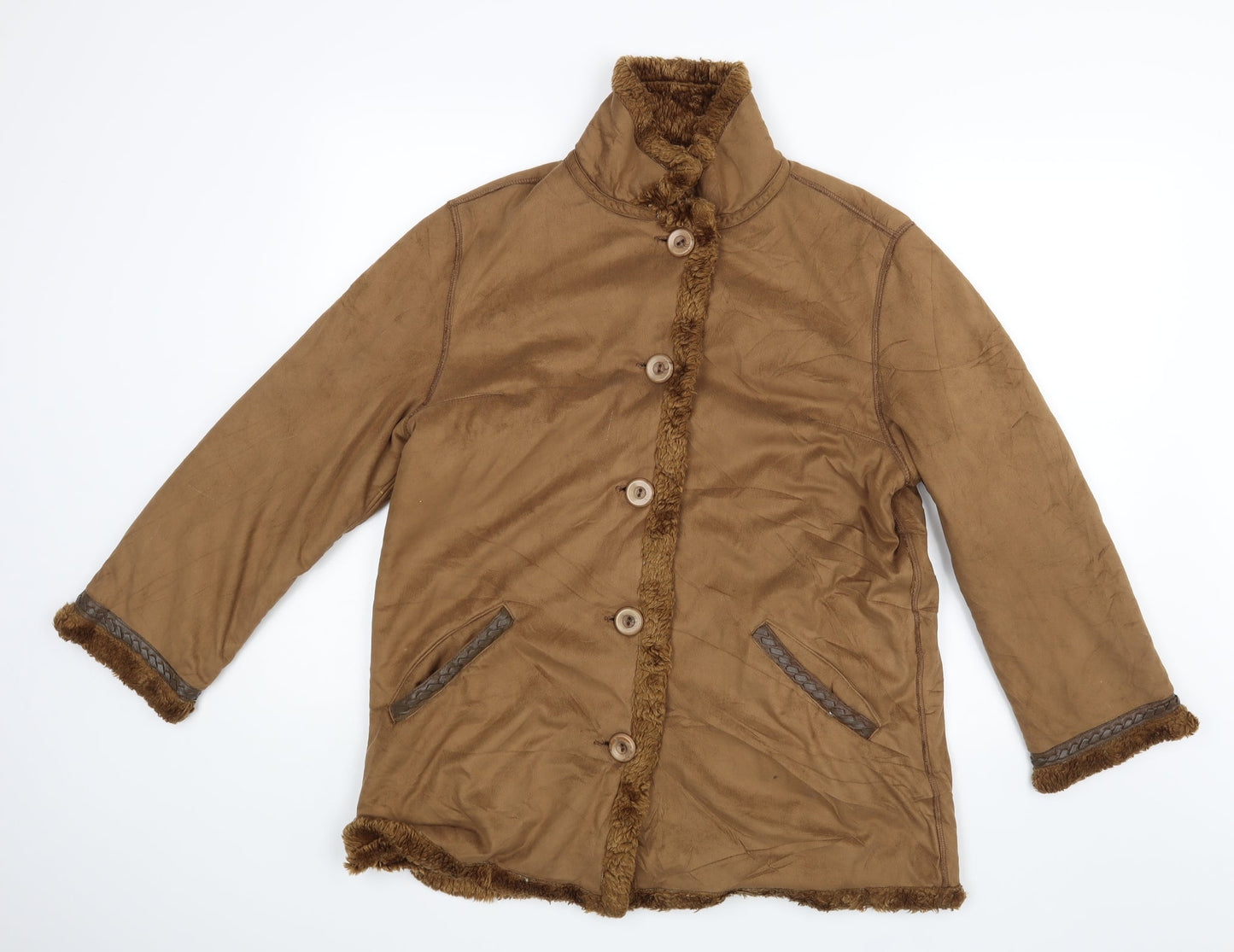 Womens UK Size  Preworn Brown Jacket