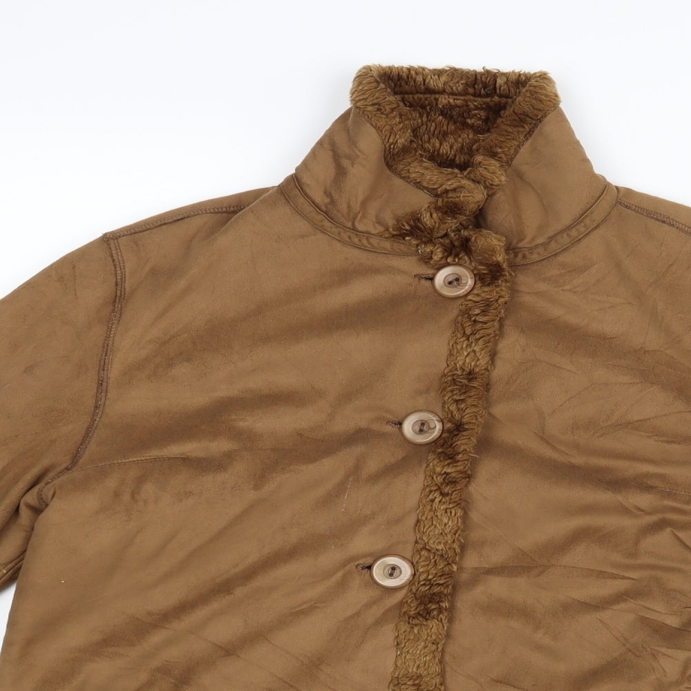 Womens UK Size  Preworn Brown Jacket