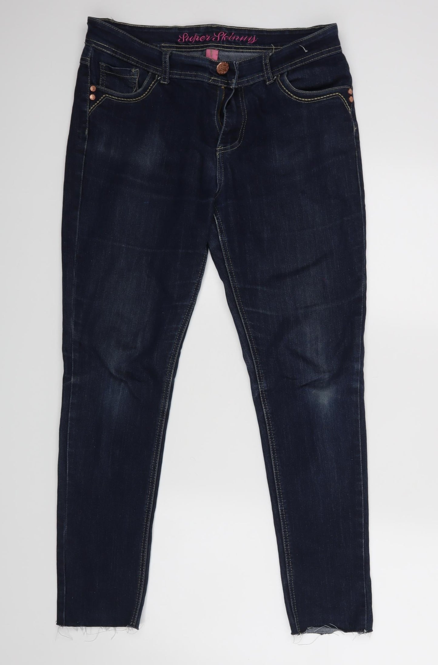 Denim co Womens Blue   Skinny Jeans Size 14 L27 in