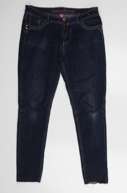 Denim co Womens Blue   Skinny Jeans Size 14 L27 in
