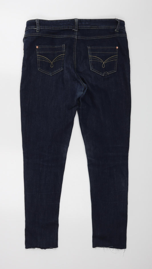 Denim co Womens Blue   Skinny Jeans Size 14 L27 in