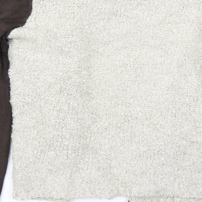 Miss Captain Womens Brown   Cardigan Jumper Size S