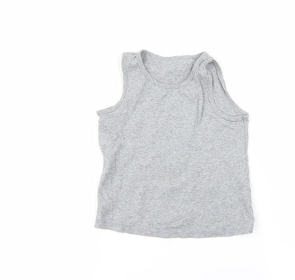 Nutmeg Girls Grey    Tank Size 4-5 Years