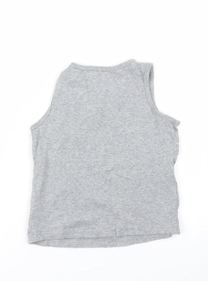 Nutmeg Girls Grey    Tank Size 4-5 Years
