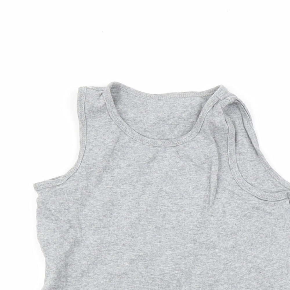 Nutmeg Girls Grey    Tank Size 4-5 Years