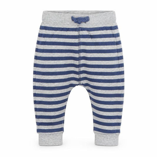 Marks and Spencer  Blue Striped  Babydoll Lounge Pants Size 6-9 Months