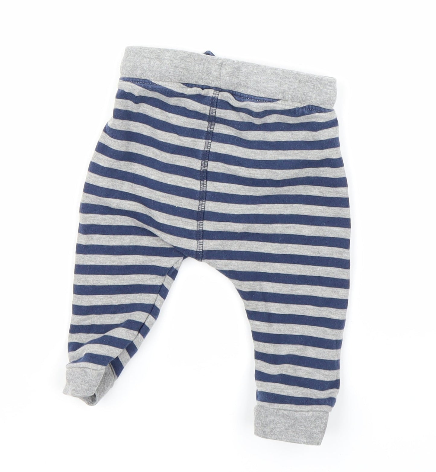 Marks and Spencer  Blue Striped  Babydoll Lounge Pants Size 6-9 Months
