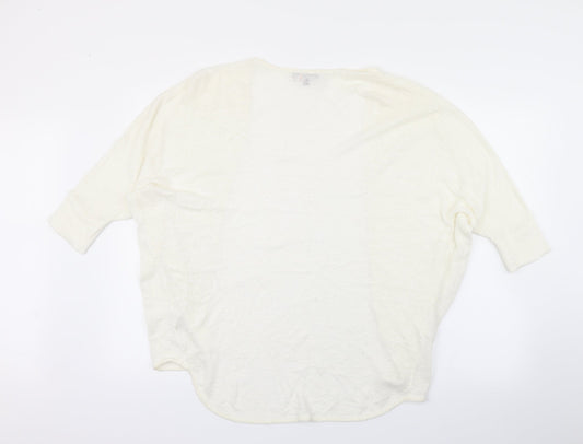 Apricot Womens White   Cardigan Jumper Size 10