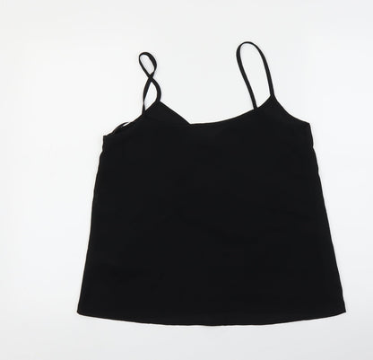 newlook Womens Black  Mesh Basic Blouse Size 10