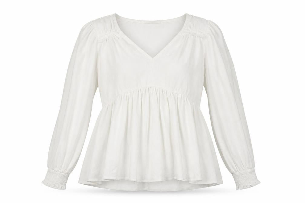 Womens UK Size 6 NINE SAVANNAH MILLER White Basic T-Shirt
