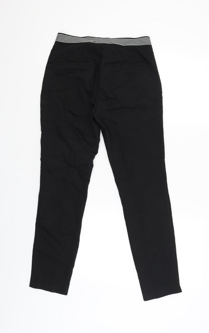 Womens UK Size S Zara Regular Fit Jegging Black Trousers