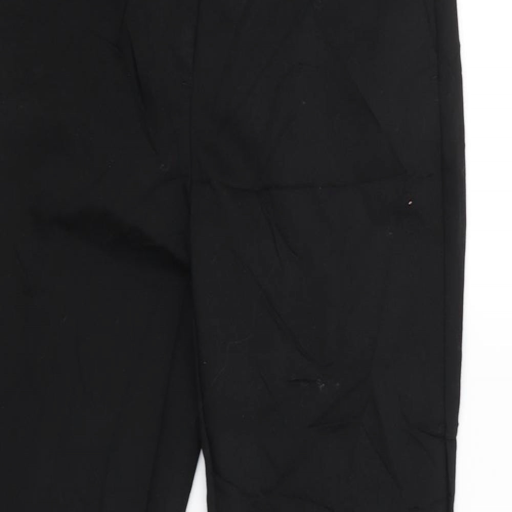 Womens UK Size S Zara Regular Fit Jegging Black Trousers