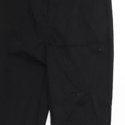 Womens UK Size S Zara Regular Fit Jegging Black Trousers