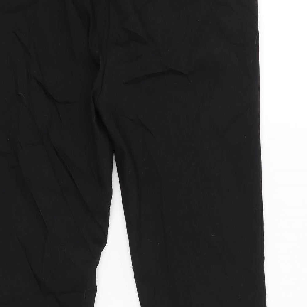 Womens UK Size S Zara Regular Fit Jegging Black Trousers