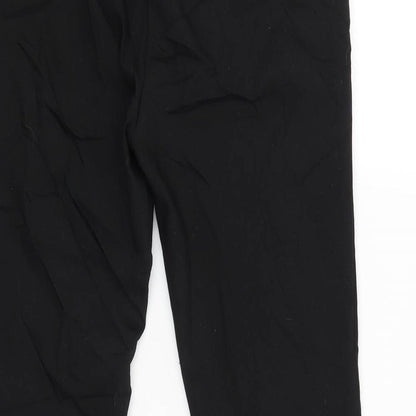 Womens UK Size S Zara Regular Fit Jegging Black Trousers