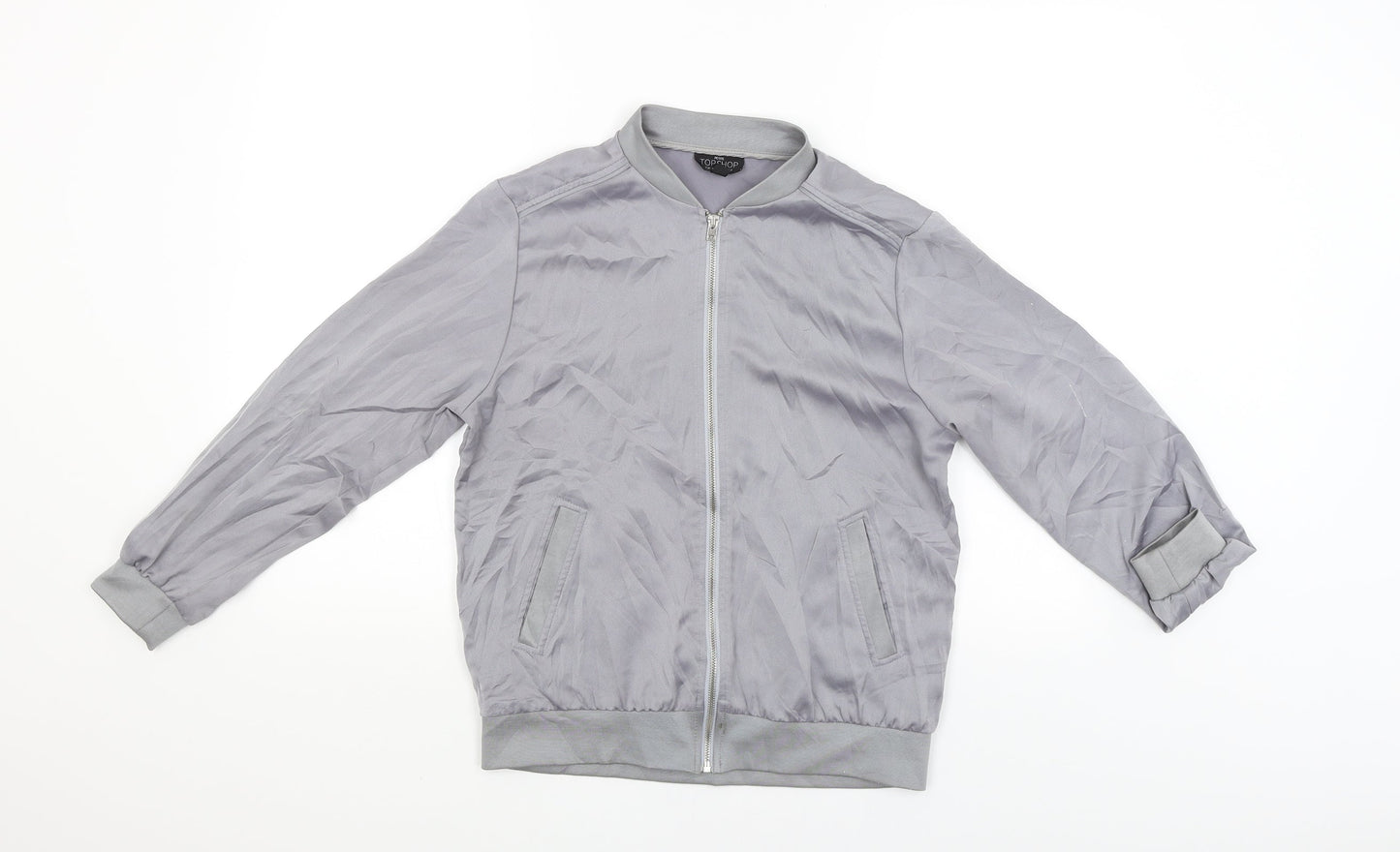 Womens UK Size 8 Topshop Grey Jacket