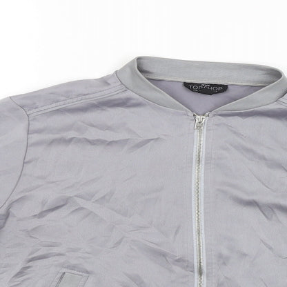 Womens UK Size 8 Topshop Grey Jacket
