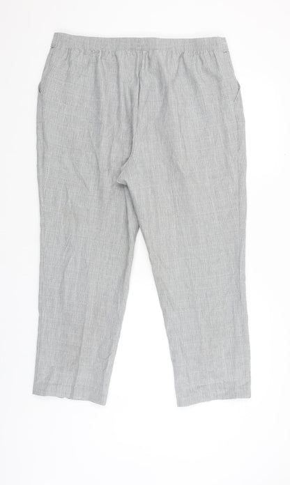 Classic Womens Grey   Jegging Trousers Size 18 L26 in