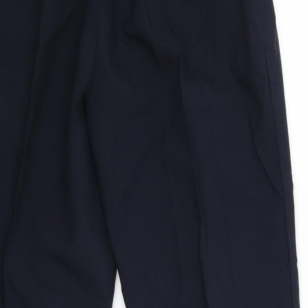 Womens UK Size 14 Preworn Regular Fit Sweatpants Blue Trousers