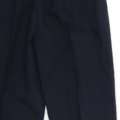 Womens UK Size 14 Preworn Regular Fit Sweatpants Blue Trousers