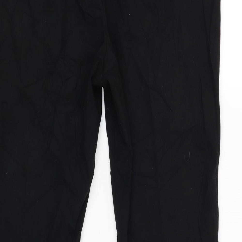 Womens UK Size 10 M&S Regular Fit  Black Trousers