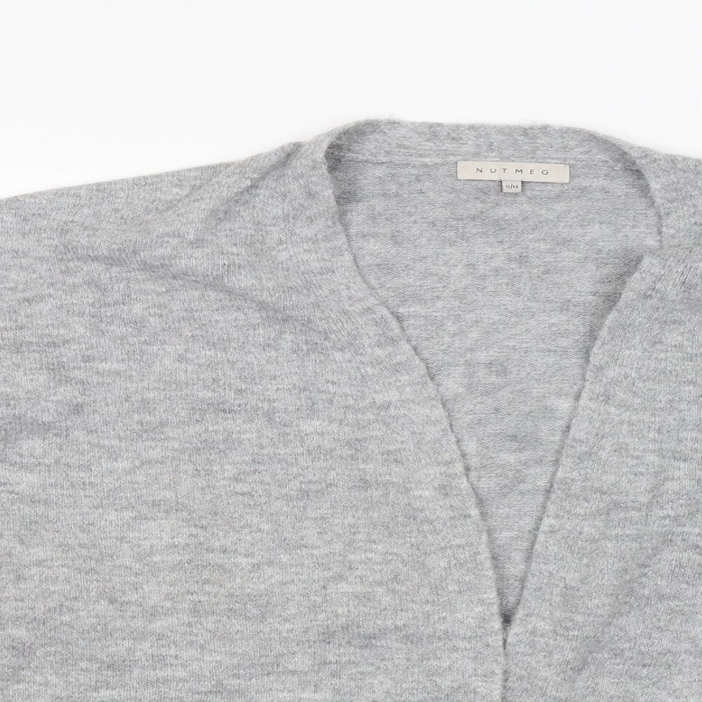 Nutmeg Womens Grey   Cardigan Jumper Size 12