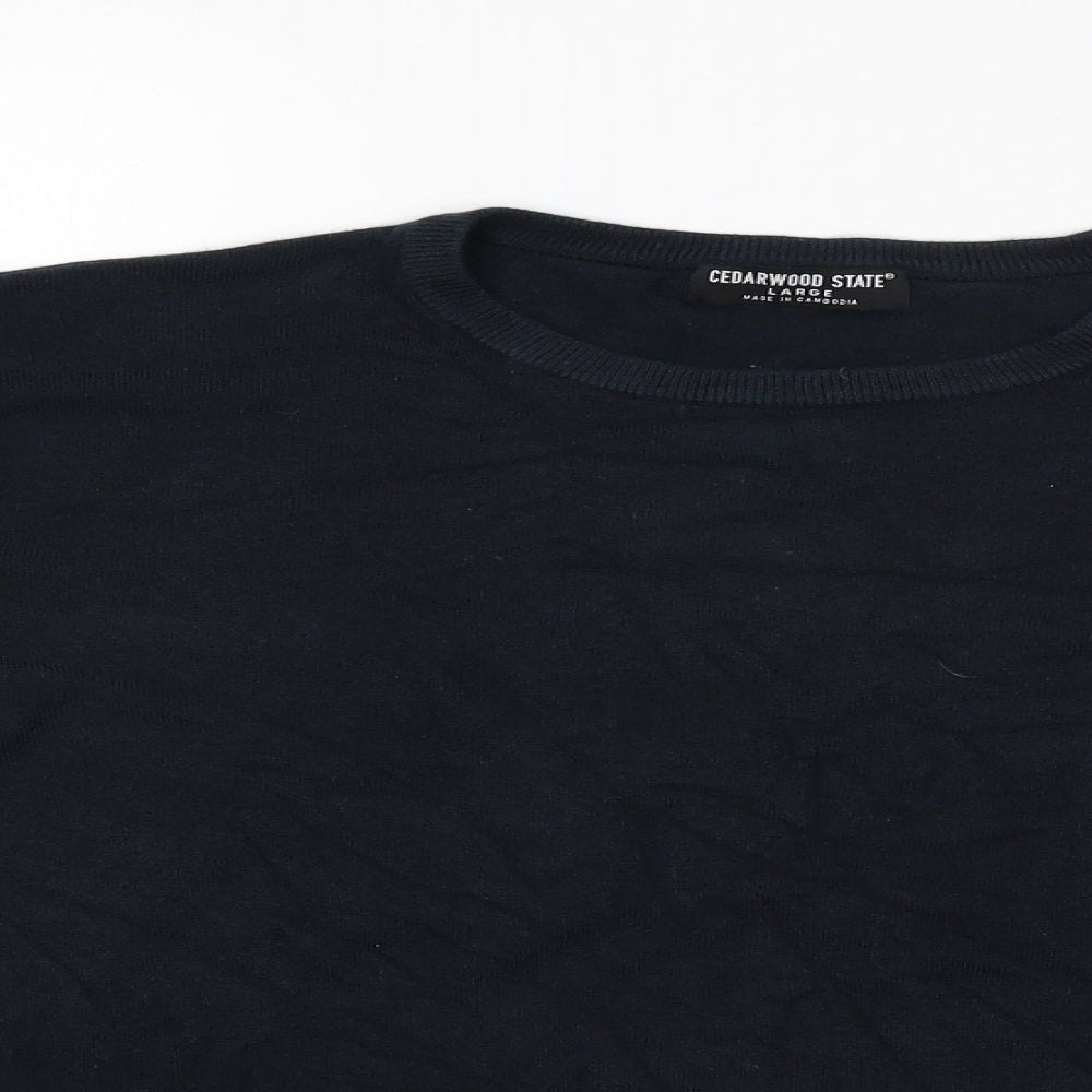 Cedar Wood State Mens Green   Pullover Jumper Size L