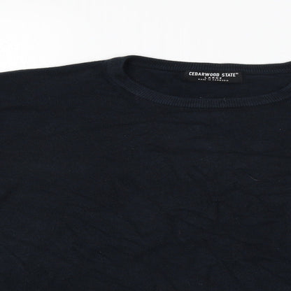 Cedar Wood State Mens Green   Pullover Jumper Size L