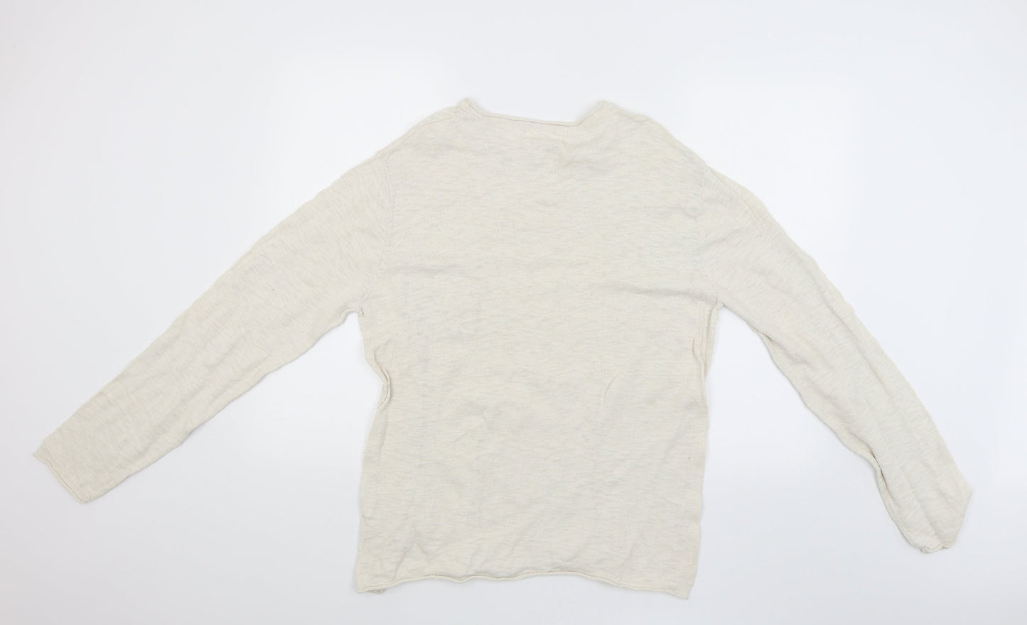 Cedar Wood State Mens Beige   Pullover Jumper Size L