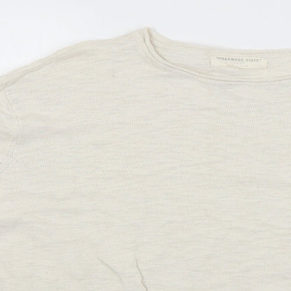 Cedar Wood State Mens Beige   Pullover Jumper Size L