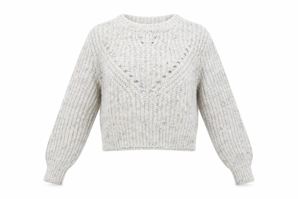 Womens UK Size S Topshop Grey Pullover Jumper