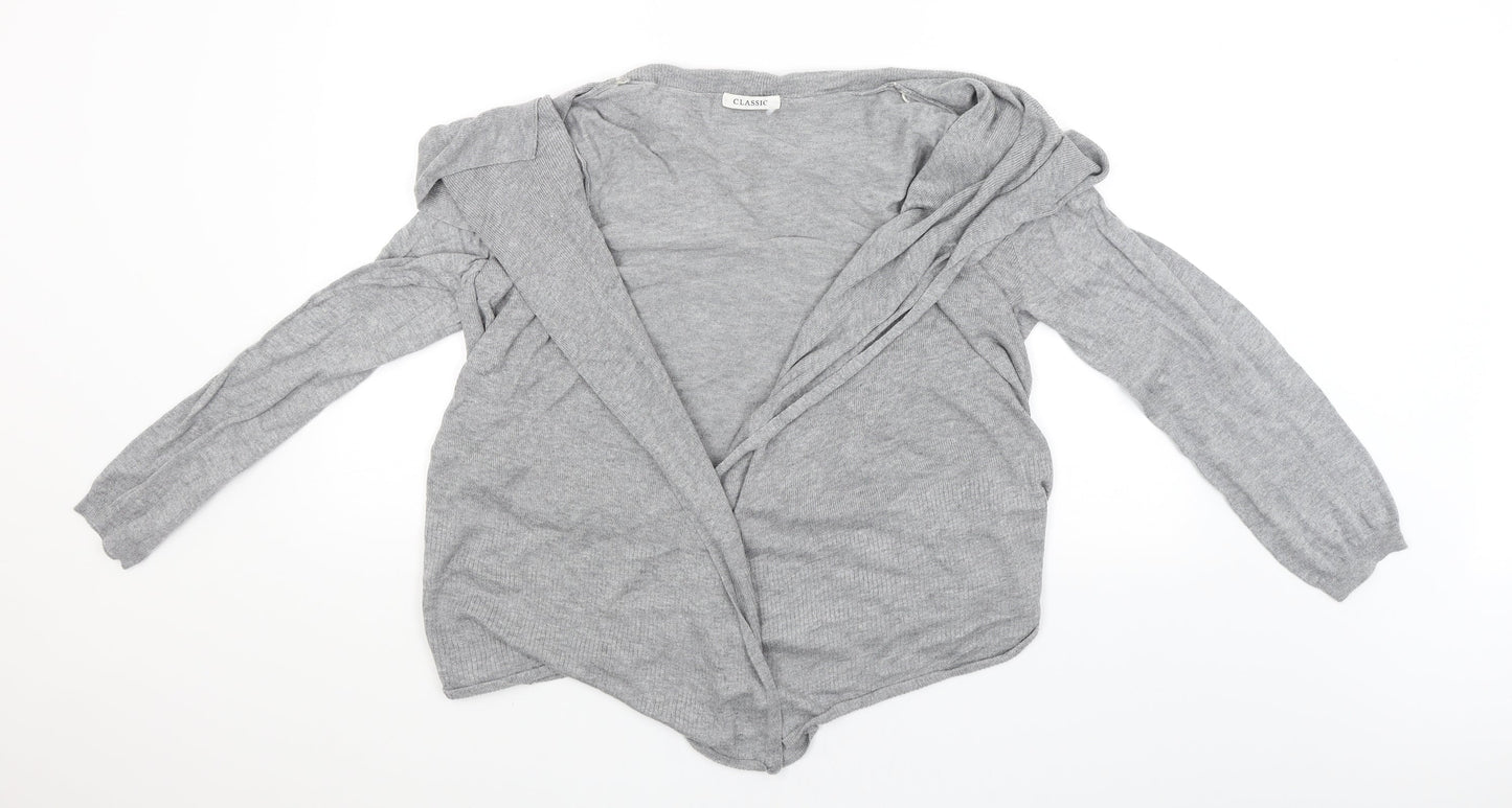 Marks and Spencer Womens Grey   Cardigan Jumper Size 18