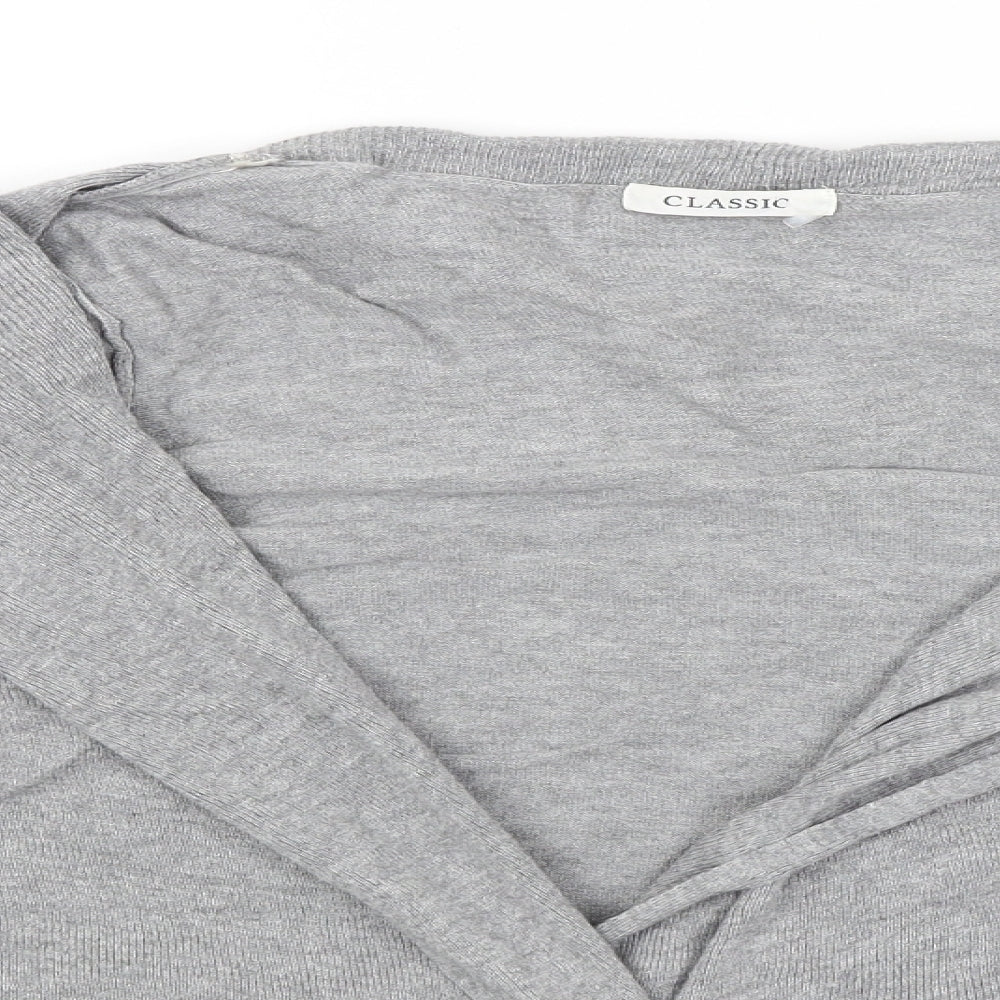 Marks and Spencer Womens Grey   Cardigan Jumper Size 18