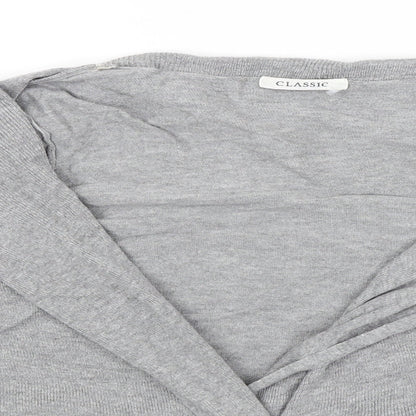 Marks and Spencer Womens Grey   Cardigan Jumper Size 18