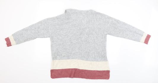 Nutmeg Womens Grey   Pullover Jumper Size 14