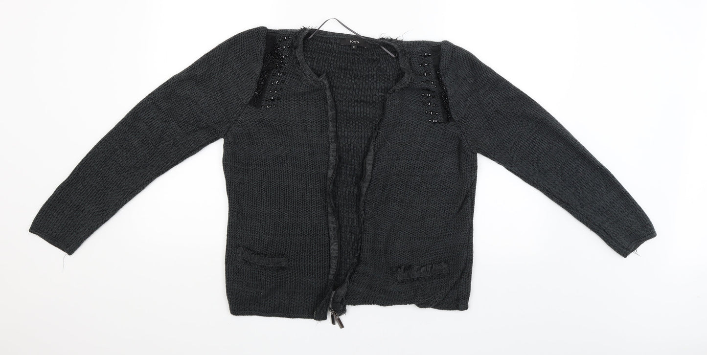 Bonita Womens Green   Cardigan Jumper Size M