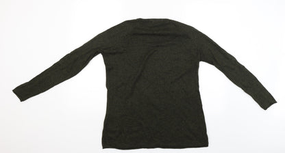 Womens UK Size S H&M Green Pullover Jumper