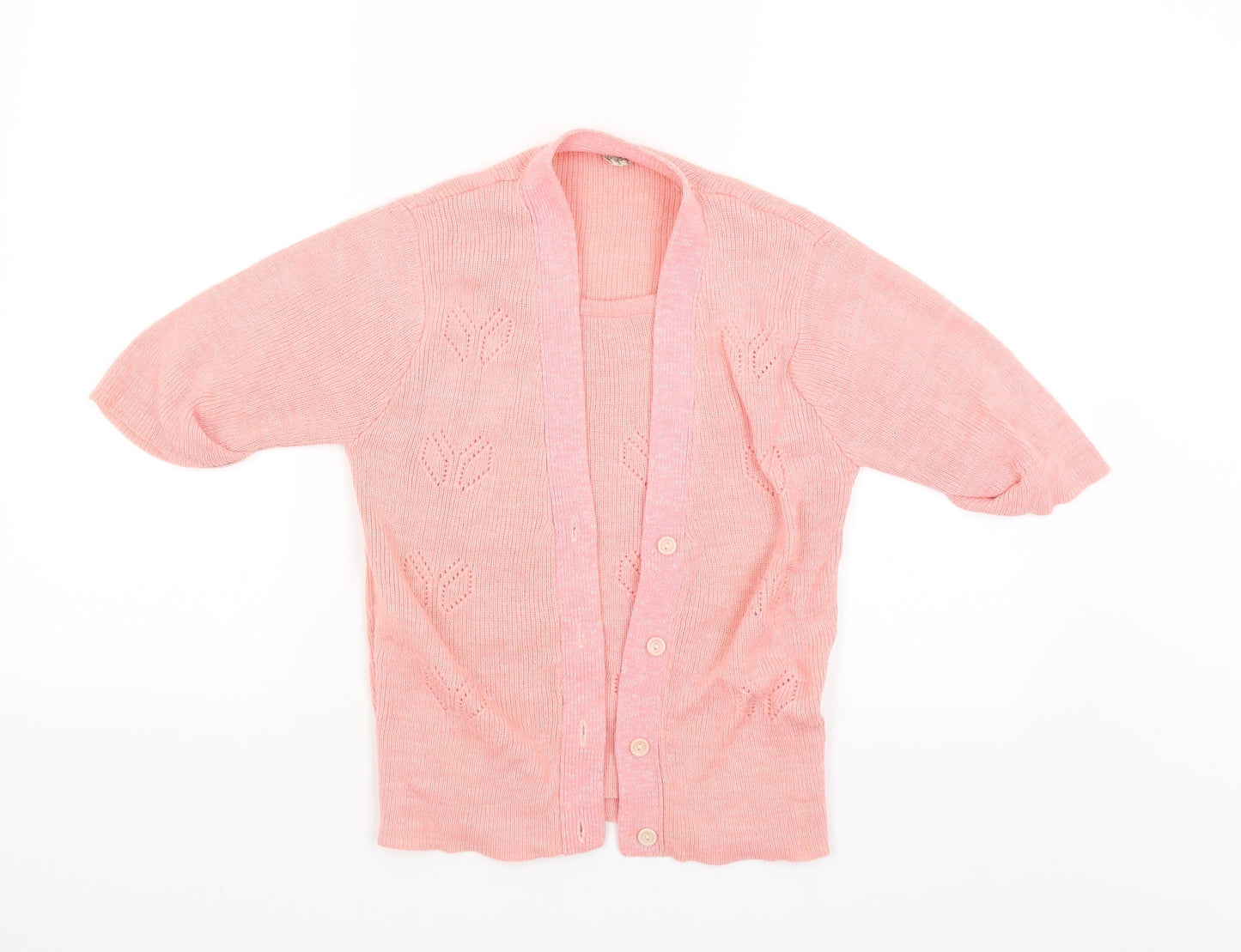 Womens UK Size 16 Preworn Pink Pullover Jumper