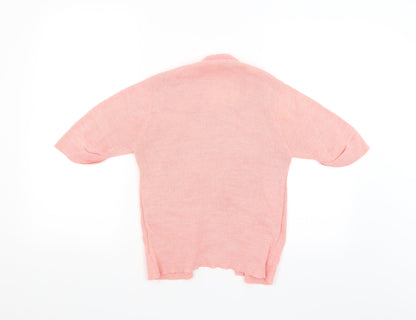 Womens UK Size 16 Preworn Pink Pullover Jumper