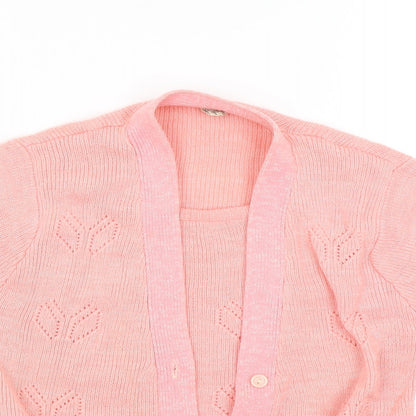 Womens UK Size 16 Preworn Pink Pullover Jumper