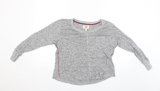 Womens UK Size M Night Owl Grey Pullover Jumper