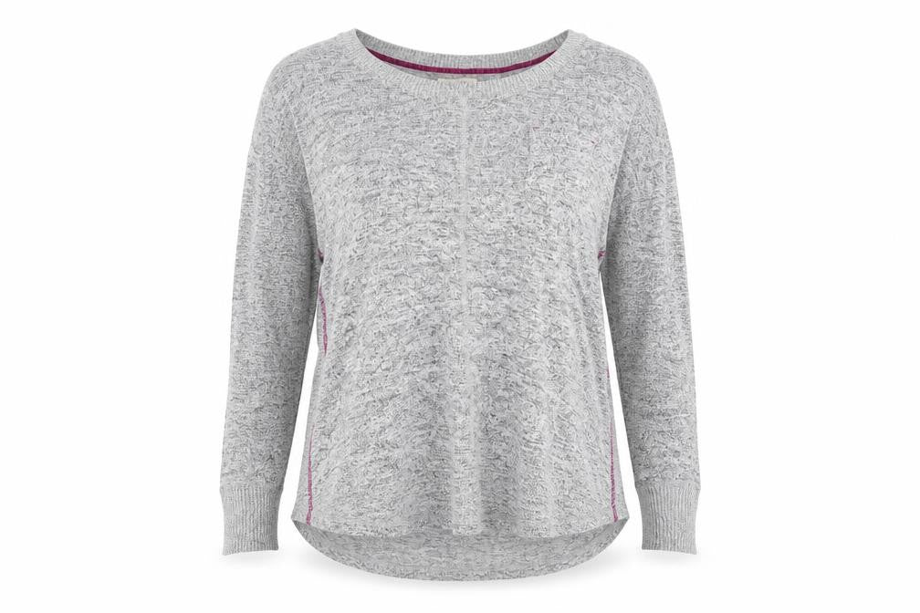 Womens UK Size M Night Owl Grey Pullover Jumper