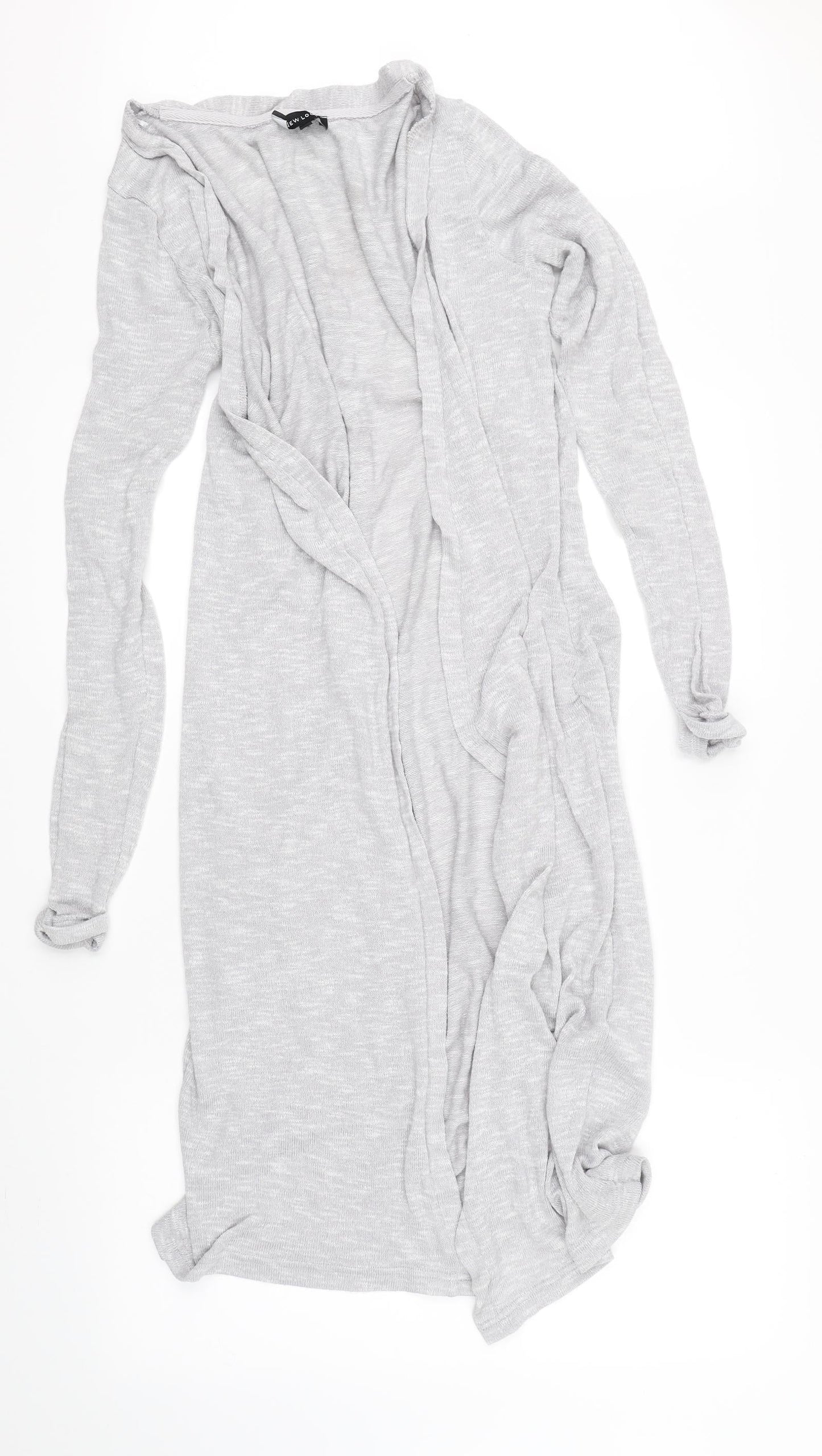 Womens UK Size 12 New Look Grey Cape Jumper