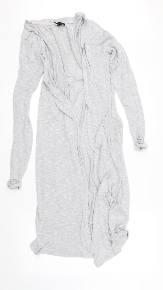 Womens UK Size 12 New Look Grey Cape Jumper