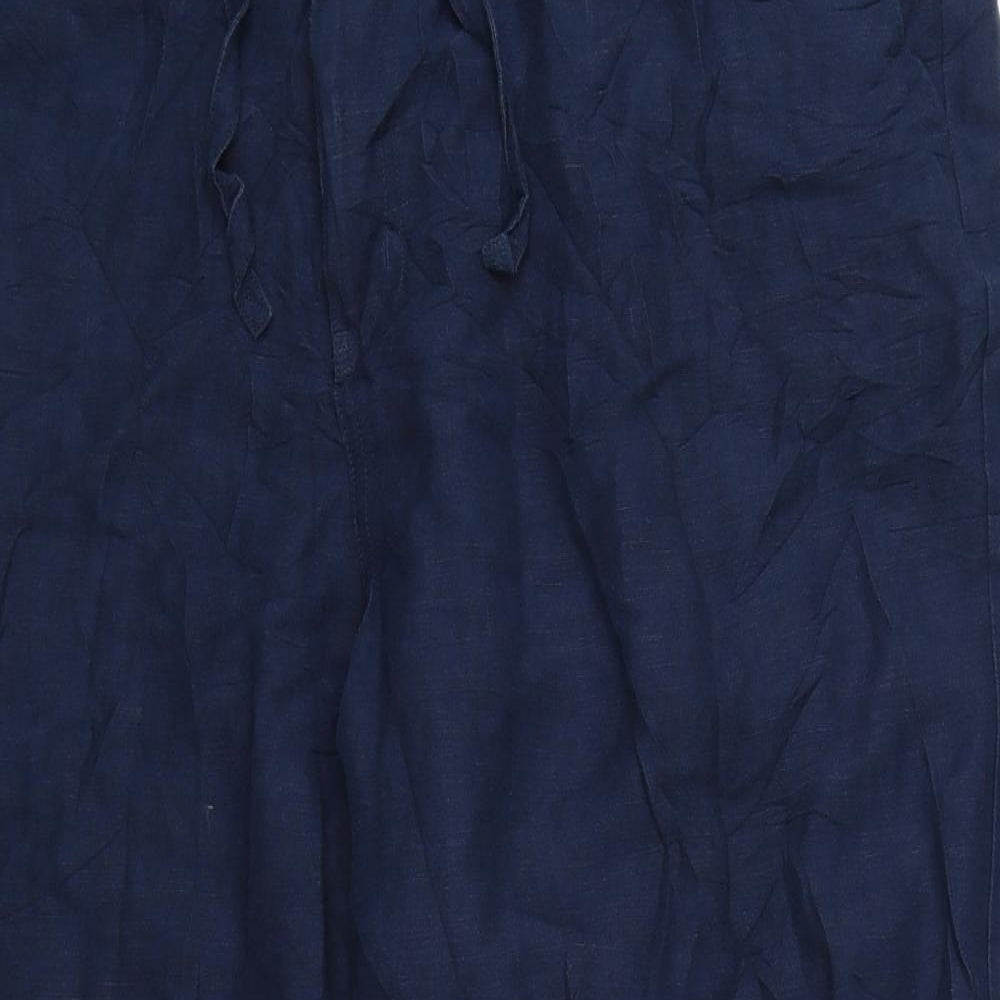 Cubavera Womens Blue   Cropped Trousers Size 38 in L25 in