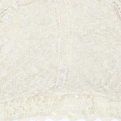 Vouley Vous Womens Beige   Pullover Jumper Size M
