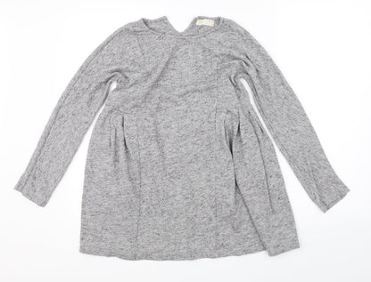 Zara Girls Grey   Pullover Jumper Size 13-14 Years